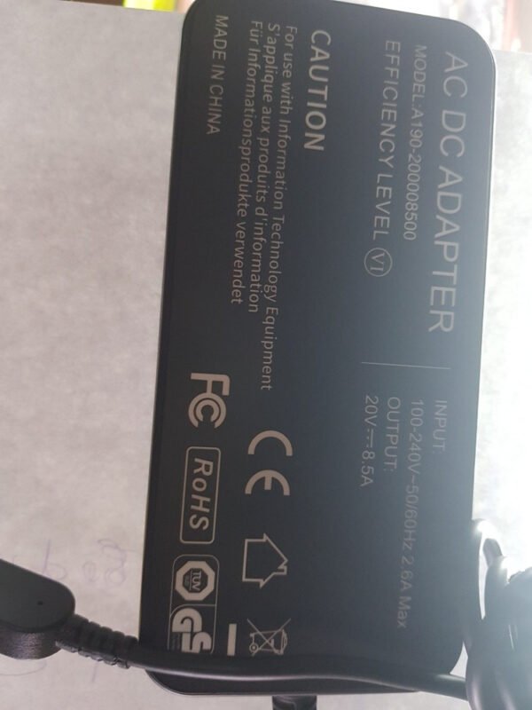 Cargador Lenovo 20v.8.5a Usb Original - Imagen 2