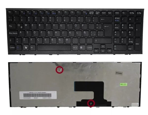 Teclado Sony Vpc-ee Pcg-61611l Pcg-61611u Negro Español - Imagen 2