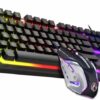 Combo Teclado y Mouse Gamer RGB USB con Anti-Ghosting DPI Ajustable Ergonómico