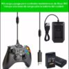 Kit Cargador Cable Carga para Xbox 360 con Batería Recargable