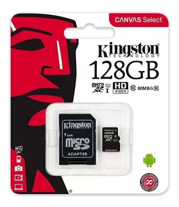 Memoria MicroSD Kingston 128 Gb