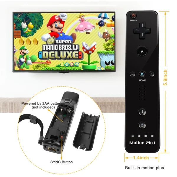 Mando a distancia para Nintendo Wii, Nunchuck, Motion Plus, inalámbrico - Imagen 4