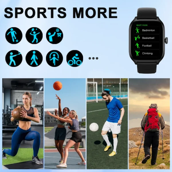 Reloj inteligente LAXASFIT H9 Bluetooth - Imagen 5