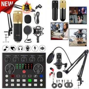 Kits de micrófono BM800 con Tarjeta de Sonido en Vivo