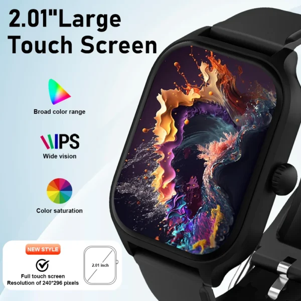 Reloj inteligente LAXASFIT H9 Bluetooth - Imagen 2