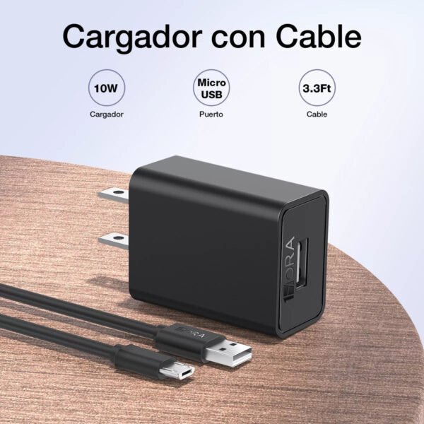 Cargador USB  Carga Rápida Compatible Con Samsung Motorola Oppo 1Hora GAR064 - Imagen 2
