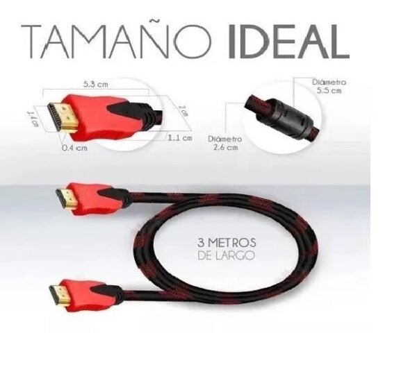 Cable HDMI 15 Metros Full HD- Demsaimp - Imagen 3