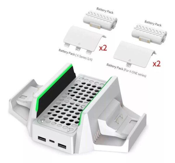 Base De Carga Para Xbox Series S Con 2 Baterías - Imagen 3