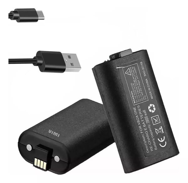 Cargador Externo Y 2 Baterias Recargable Xbox One Series X/s - Imagen 2