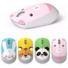 Mouse Inalámbrico de Figura Animalitos Diseño Divertido Compacto