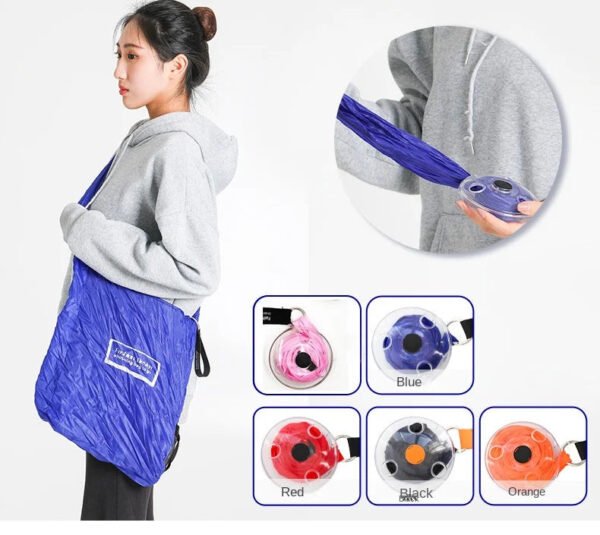 Bolsa de almacenamiento de compras de supermercado retráctil - Imagen 12