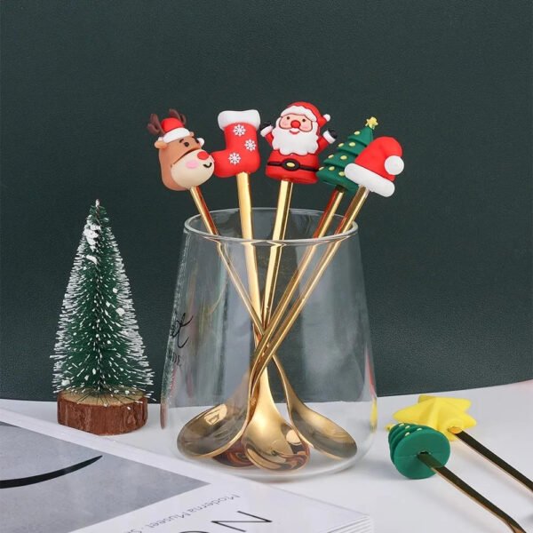 Juego de cubiertos para Navidad - Imagen 2