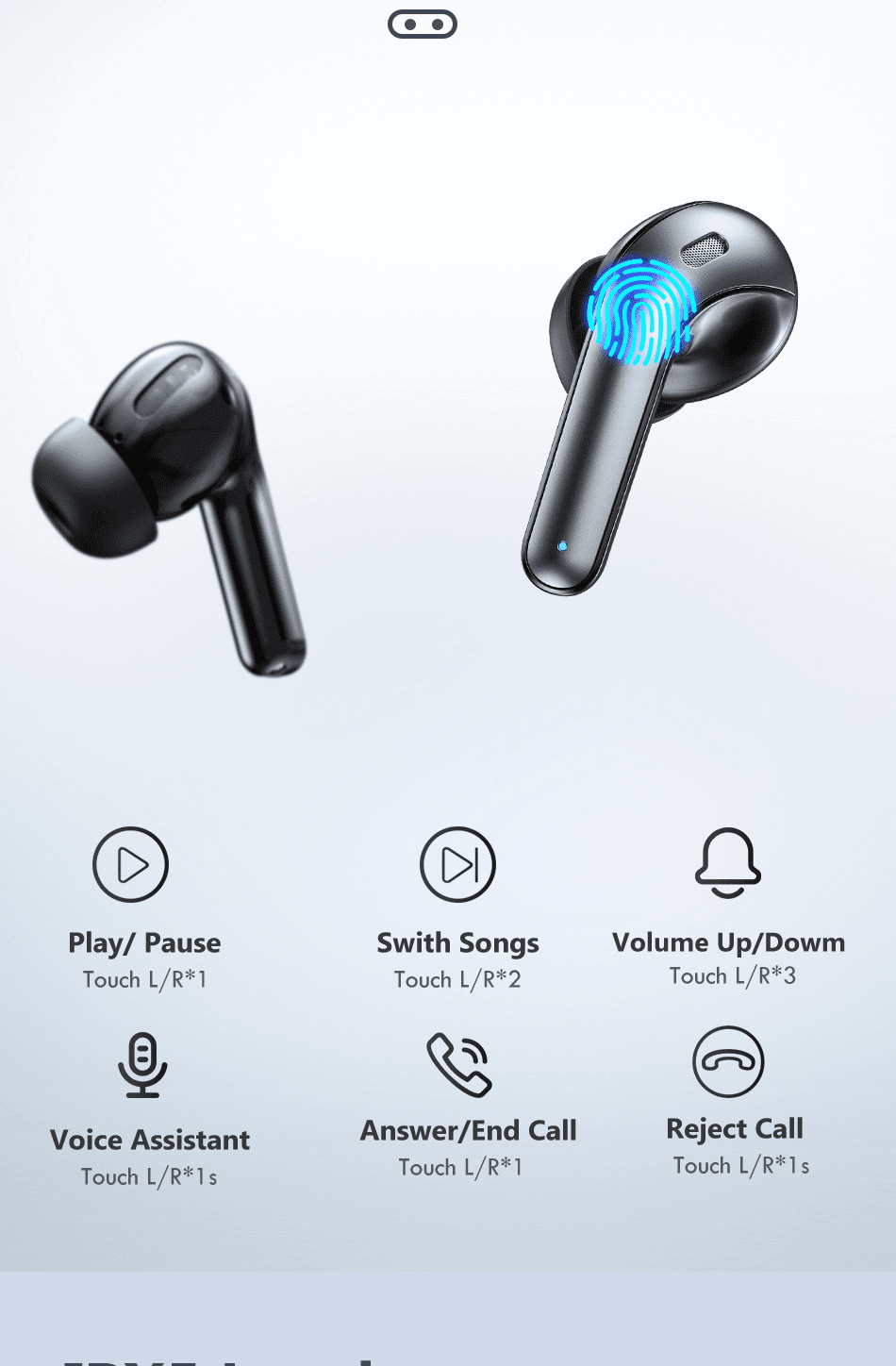 LED TWS Earbuds Bluetooth 5.0 – Sonido 9D y Resistencia al Agua - Imagen 6