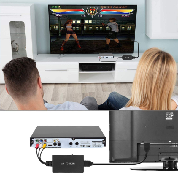 RCA to HDMI Converter Support 1080P PAL/NTSC - Imagen 5