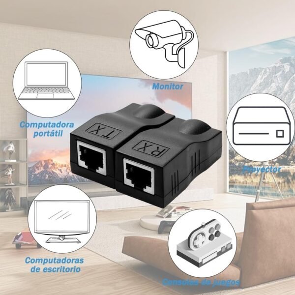 HDMI Extender para Cat-6/5e - Imagen 2