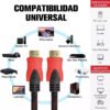 Cable Para Hdmi 1.5m Fullhd 1080p Ps3 Xbox 360 Laptop Pc - Demsaimp - Imagen 3