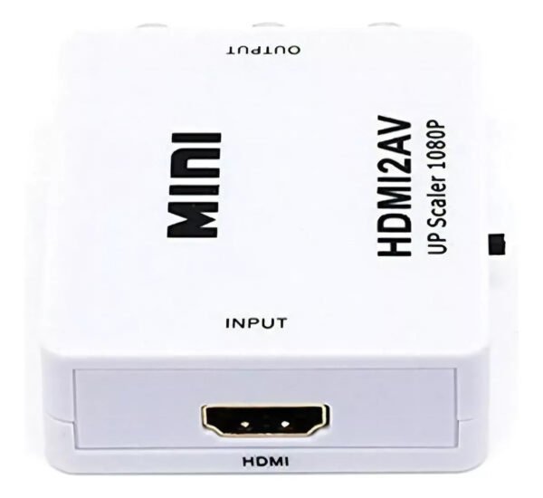 Adaptador Y Convertidor De Hdmi A Rca Audio Video - Demsaimp - Imagen 2