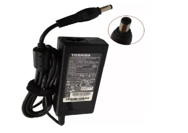 Cargador Original Toshiba Satellite 19v 3.42a Con Cable - Imagen 2