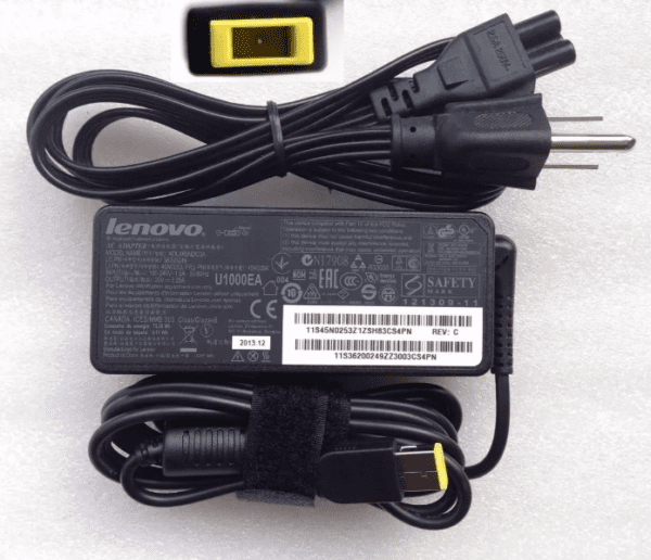 Cargador Original Lenovo 20v 3.25a USB Yoga - Imagen 2