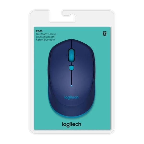 Mouse inalámbrico Logitech M535 Bluetooth azul 1000 DPI