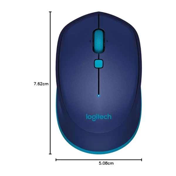 Mouse inalámbrico Logitech M535 Bluetooth azul 1000 DPI
