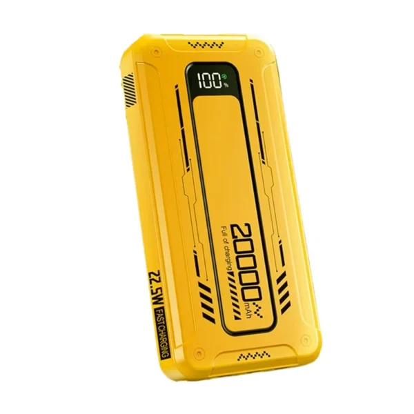 Powerbank 20000 mAh Universal carga rápida 120W amarillo o verde