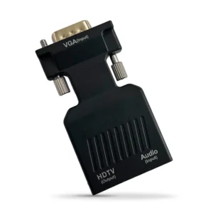 Adaptador VGA a HDMI con Audio 3.5mm – Convertidor Esencial