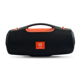 Bocina Bluetooth Portátil 10W T&N TN-437 negro con naranja