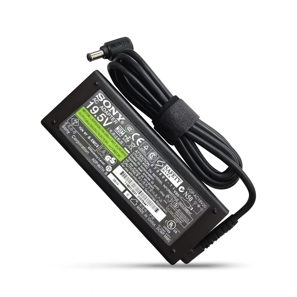 cargador Sony original 19.5V 3.9A para laptops VAIO
