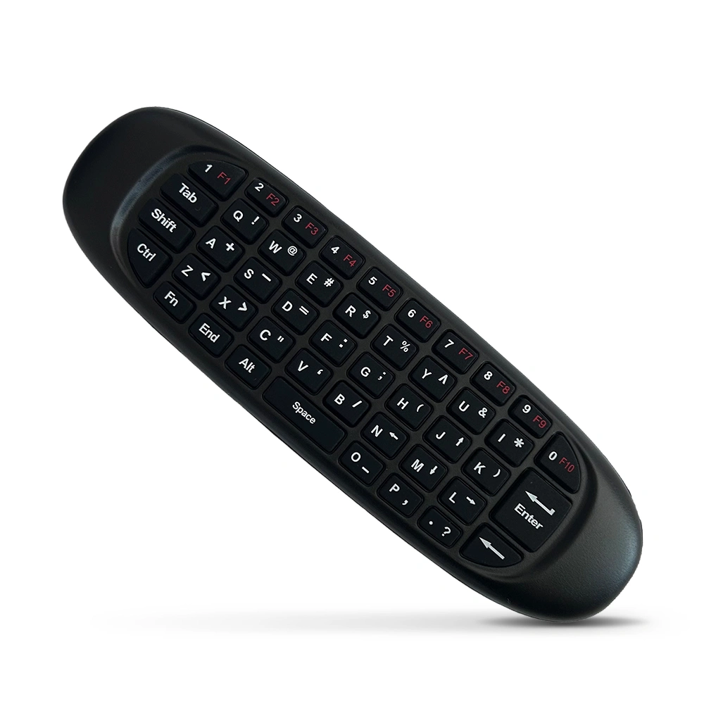 Teclado Wireless QWERTY con Giroscopio negro 5 pulgadas