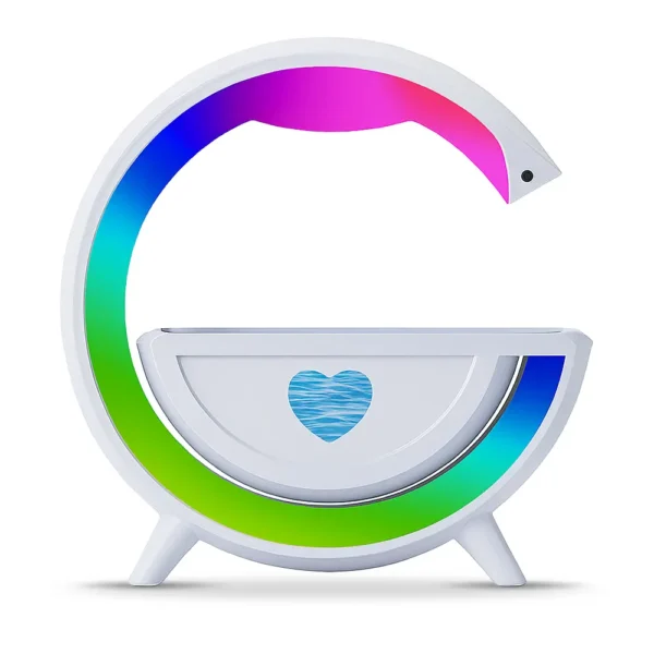 lámpara Bluetooth con humidificador blanco