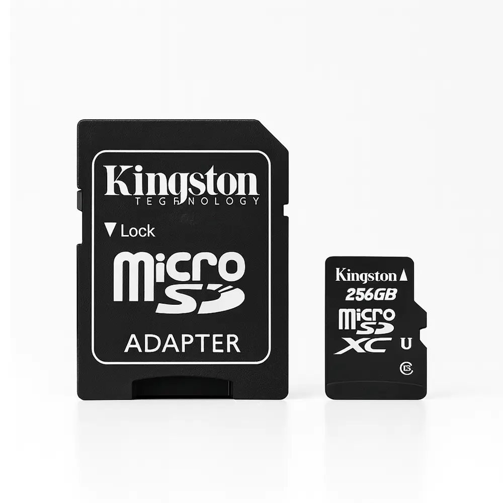Tarjeta microSD Kingston 256GB Clase 10 con adaptador