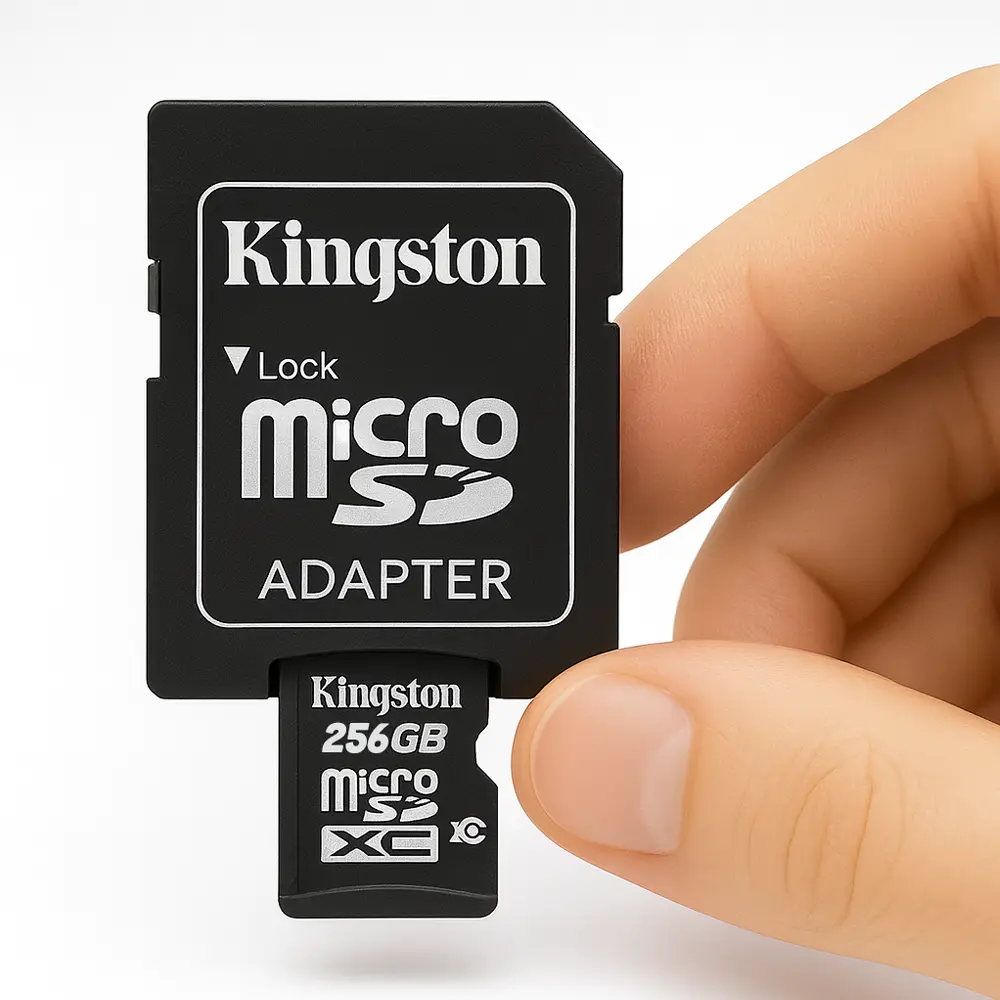Tarjeta microSD Kingston 256GB Clase 10 con adaptador