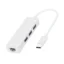 Adaptador USB a Ethernet + 3 Puertos USB – Conexión Estable y Versátil