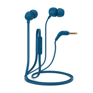 Audífonos JBL Tune110 Azul con Micrófono – Sonido Pure Bass