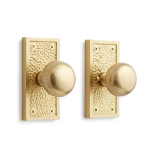 Cerradura dorada para puerta interior Traeger