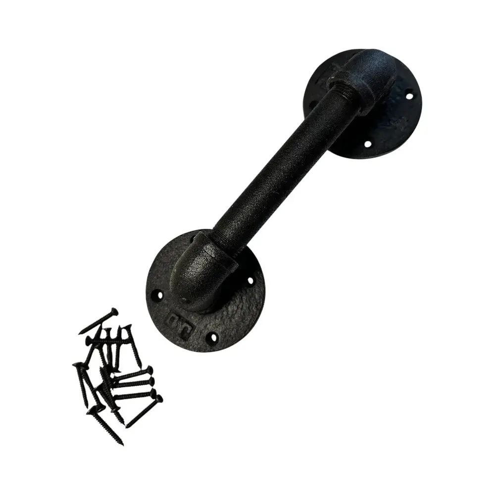 Tirador/Jaladera Gibson negro 26 cm para gabinete