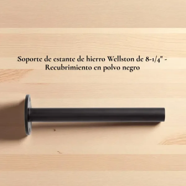 Soporte de hierro negro 8¼ Signature Hardware