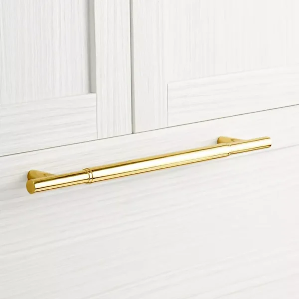 Tirador dorado Colmar 38 cm para gabinete