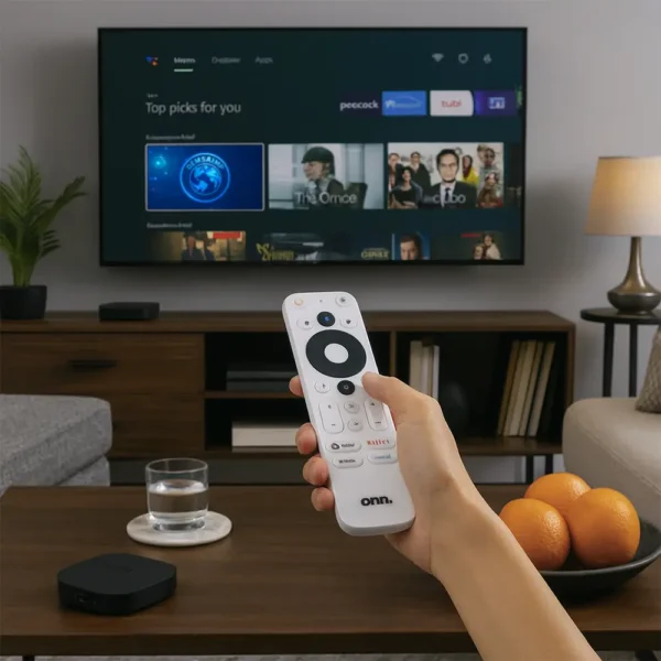 Onn Watch 4K Google TV con sistema de Streaming ilimitados