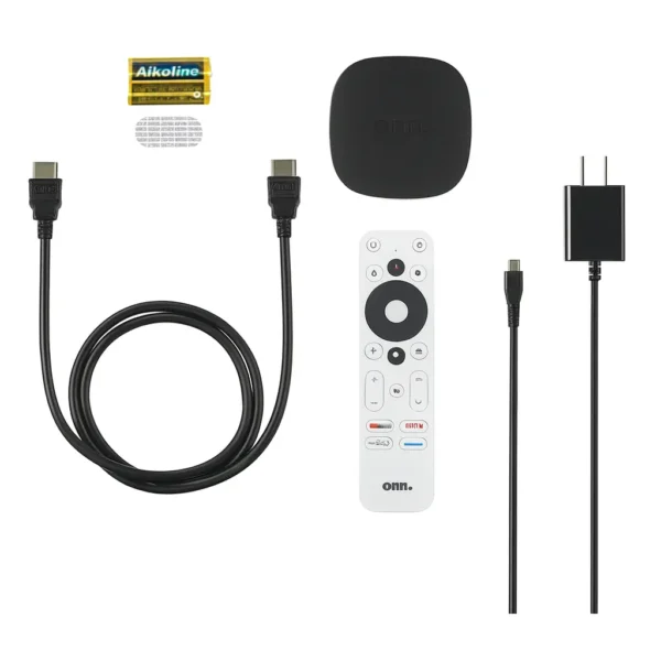 Onn Watch 4K Google TV con sistema de Streaming ilimitados