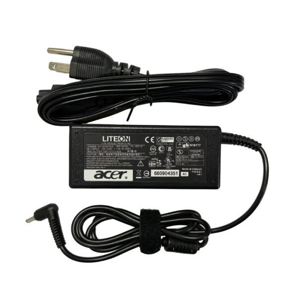 Cargador Acer 19V 3.42A punta 3.0x1.1mm tipo aguja