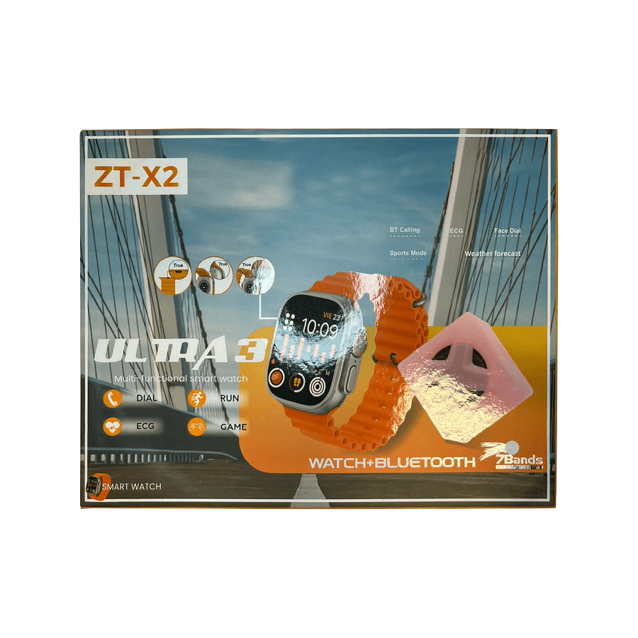 Smartwatch True Ultra3 ZT-X2 con Llamadas Bluetooth y Set de 7 Correas - Imagen 6
