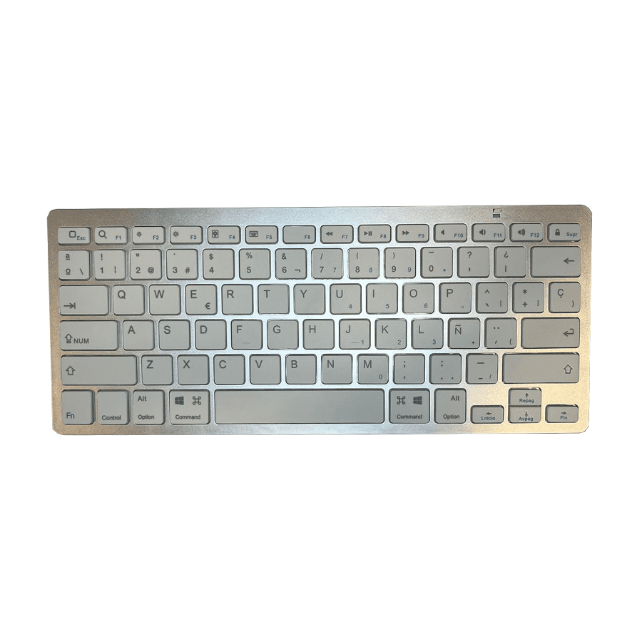 Teclado Inalámbrico Bluetooth BK-3001 Ultrafino de 78 Teclas