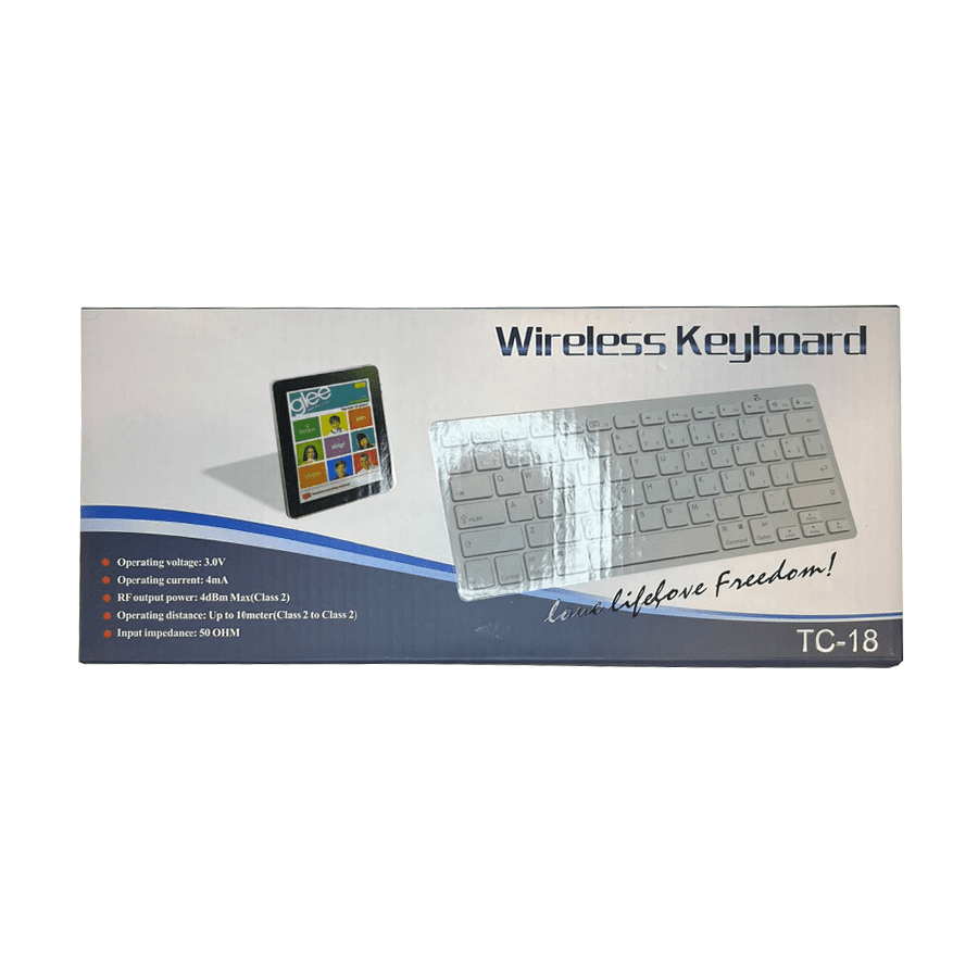 Teclado Inalámbrico Bluetooth BK-3001 Ultrafino de 78 Teclas - Imagen 4