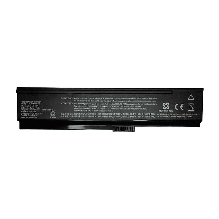 Batería Acer 5500 11.1V 5200mAh 2.5A de Alto Rendimiento