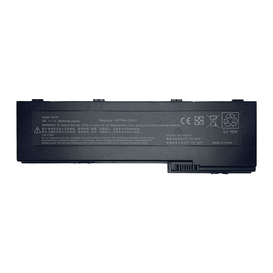 Batería HP 2730 HSTNN-CB45 11.1V 3600mAh 40Wh de Alto Rendimiento