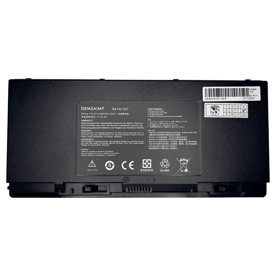 Batería Asus B41N1327 15.2V 2600mAh 40Wh de Alto Rendimiento