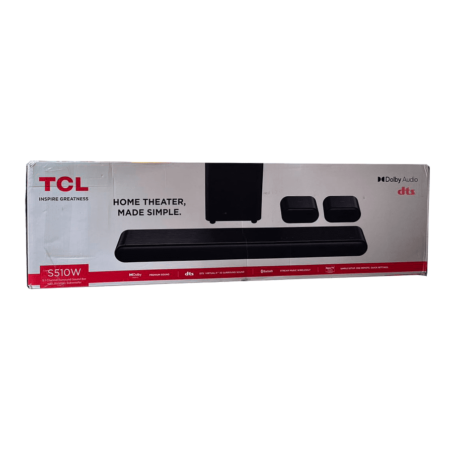 Barra de Sonido TCL S510W 5.1 para Cine en Casa con Subwoofer Inalámbrico - Imagen 7
