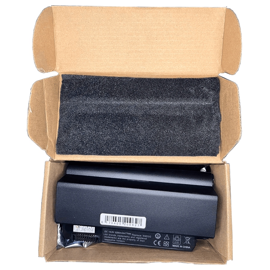 Batería DELL Mini 9 Mini 9n Vostro A90n 0W953G 0D044H 312-0831 14.8V 5200mAh 77Wh de Reemplazo - Imagen 2